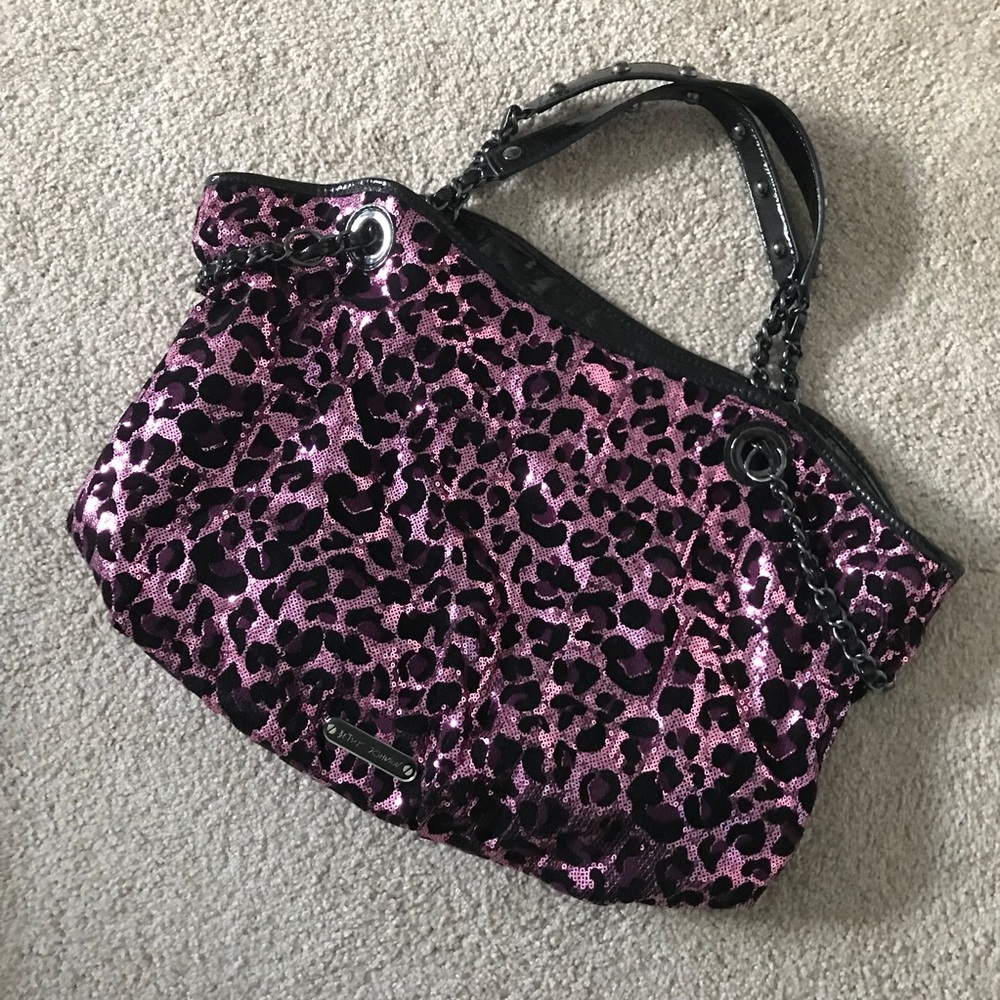Betsey Johnson Purse Purple EUC